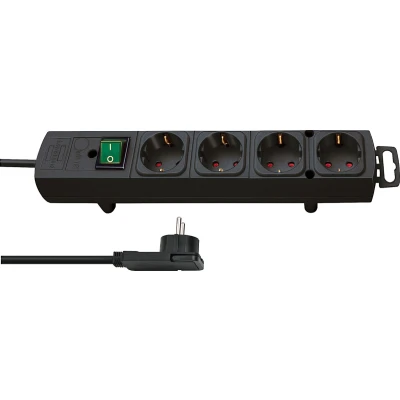 Afbeelding van Comfort Line Plus Stekkerdoos, 4 voudig met platte stekker 2m1
