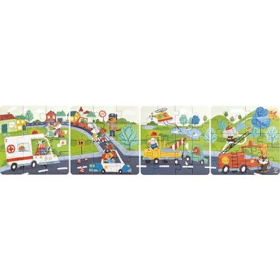 Afbeelding van Hape Reddingsvoertuigen Puzzel