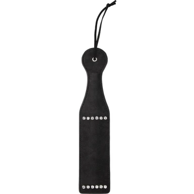 Afbeelding van Shots Ouch! Paddle met Diamanten Studs black