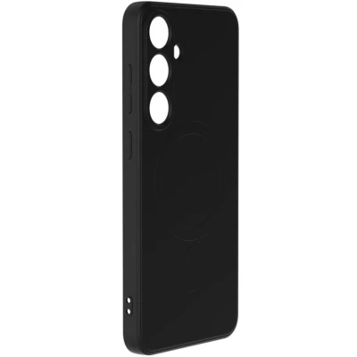 Afbeelding van Bigben Connected, Backcover Geschikt voor Samsung Galaxy S25 Magneet en MagSafe, Zwart