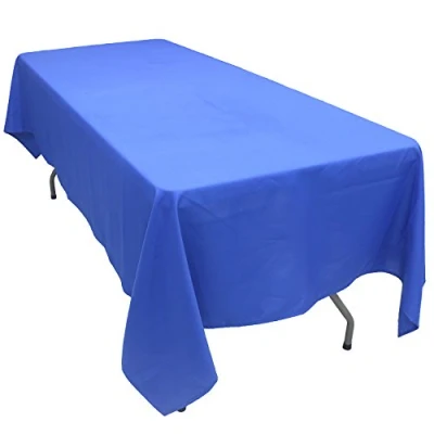 Afbeelding van KaitatsuSen Rechthoekig tafelkleed van polyesterweefsel, koningsblauw, 150 x 300 cm