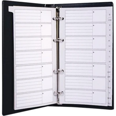 Afbeelding van Telefoonalbum Kangaro 215x130mm A Z 4 rings assorti