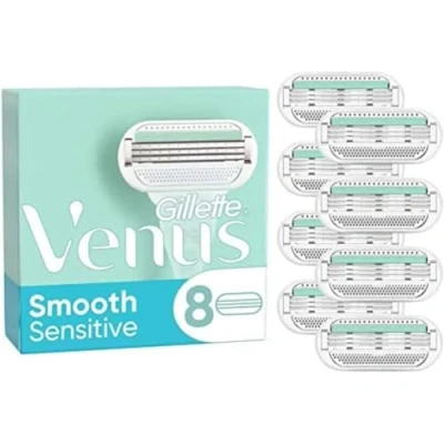 Afbeelding van Gillette Venus Smooth Sensitive Aloe Scheermesjes 4 Stuks