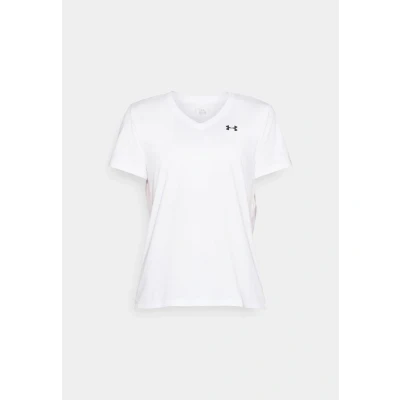 Afbeelding van Under Armour TECH Solid Tshirt print, Dames, Maat: XS, White/black