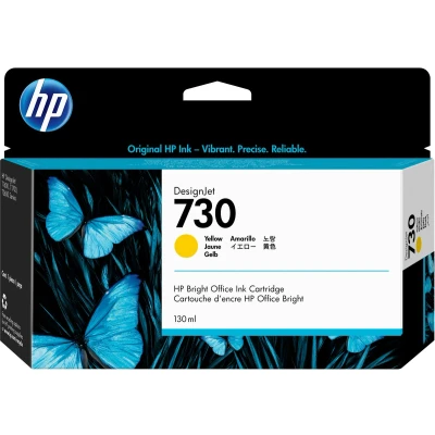 Afbeelding van HP 730 (P2V64A) Inktcartridge Geel