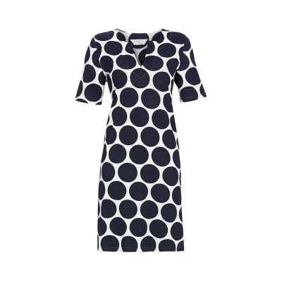 Afbeelding van Cherie Line Nachthemd Gestipt Blauw/dessin 38