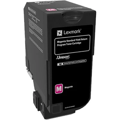 Afbeelding van Lexmark 74C2HM0 Toner Magenta Hoge capaciteit