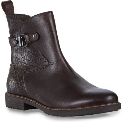 Afbeelding van Marco Tozzi Korte laarzen, Dames, Maat: 37, Mocca comb Leer/ synthetisch