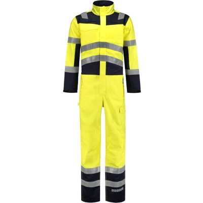 Afbeelding van Tricorp 753002 Overall Multinorm Bicolor Fluo Geel/Inkt