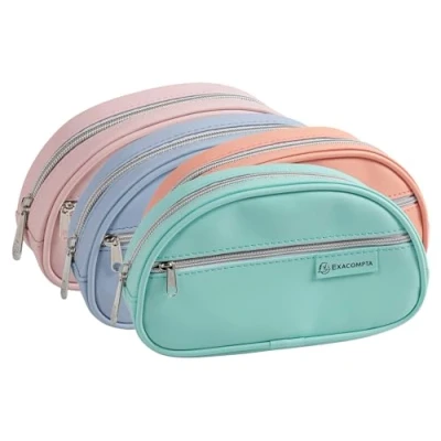 Afbeelding van Exacompta 52590E 6x Trousse ovale PU Aquarel 4 coul.ass