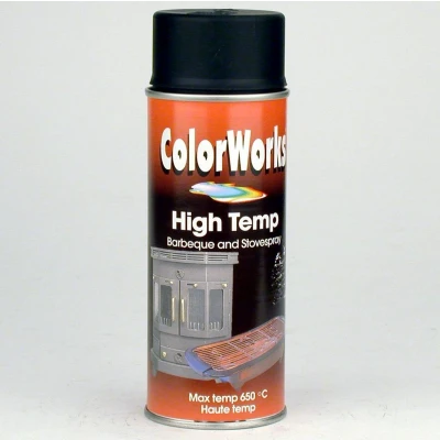 Afbeelding van Colorworks Spuitbus Hittebestendig Zwart 400ML