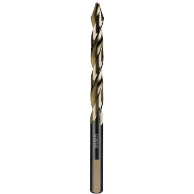Afbeelding van RUKO 259102E HSSE Co 5 Hout spiraalboor 10.20 mm Gezamenlijke lengte 133 DIN 338 3 vlakken schacht 1 stuk(s)