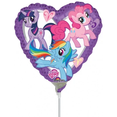 Afbeelding van AMSCAN Aluminium My Little Pony hart ballon Decoratie &gt; beeldjes