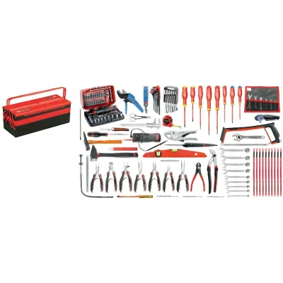 Image de FACOM 2070.E18 set d&#039;outils pour l&#039;électronique dans une valise métallique 120 pc