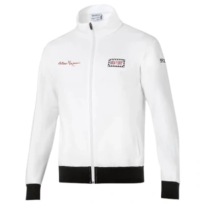 Afbeelding van Sparco Full Zip Sweatshirt Targa Florio AM3 Wit / 2XL
