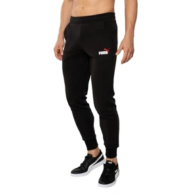 Afbeelding van PUMA Statement Deluxe Edition Joggingbroek van katoen, zwart.