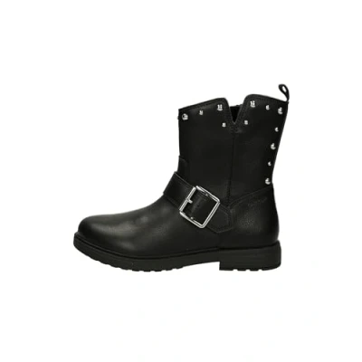 Afbeelding van Geox Eclair GIRL Cowboy/Bikerlaarsjes voor kinderen, Maat: 29, Black Hoogwaardig imitatieleer