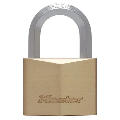 Afbeelding van MasterLock Hangslot 60mm goud 6 kant beugel 35mm