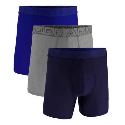 Afbeelding van Under Armour Heren Performance Tech Mesh 15 cm 3 Pack Solid Boxershorts