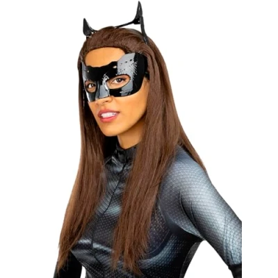 Afbeelding van FUNIDELIA Catwoman pruik voor vrouwen Katte Bruin