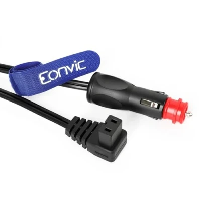 Afbeelding van Eonvic Voedingskabel voor autokoelkast, 12 V, met sigarettenaanstekeraansluiting Dometic, Alpicool, Waeco CF, ARB, Setpower, ICECO, Mobicool FR40 (3,5 m)