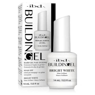 Afbeelding van ibd Bouwgel Nagelverlenging van harde gel Glanzend wit 14 ml