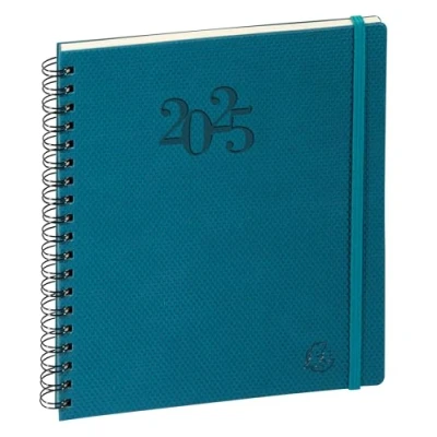 Image de Agenda semainier de poche Exacompta Eurotime 18W Swan Python 2025 Modèle aléatoire