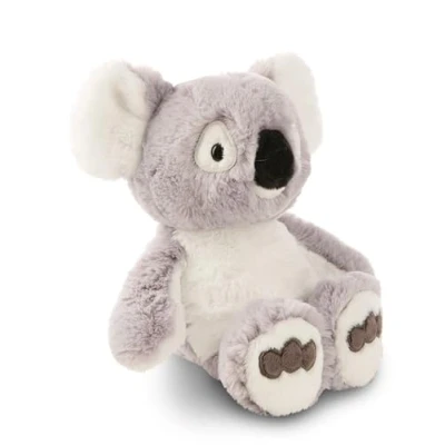 Afbeelding van Koala Barry pluche knuffeldier, 18 cm, grijs, zacht pluche, schattig dier, om te spelen, voor kinderen en volwassenen, een geweldig cadeau idee