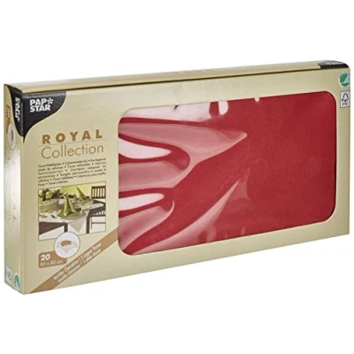 Afbeelding van Papstar, 20 tafelkleed &quot;Royal Collection&quot; 80x80 cm bordeaux #81891