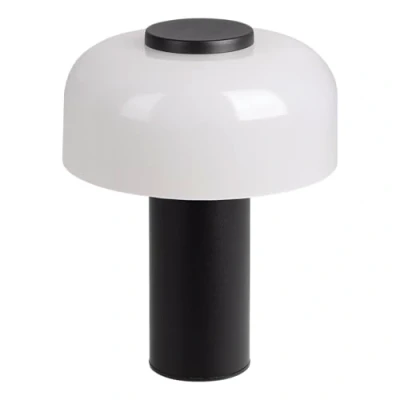 Afbeelding van EGLO Ponente Tafellamp Aanraakdimmer Draadloos LED 20 cm Zwart/Wit Instelbaar wit licht Oplaadbaar Buiten en Binnen