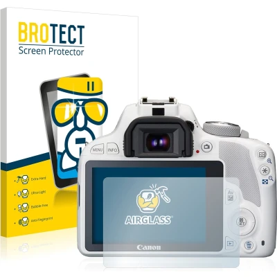 Afbeelding van BROTECT Screenprotector voor Canon EOS 100D Folie Beschermfolie Beschermglas transparant