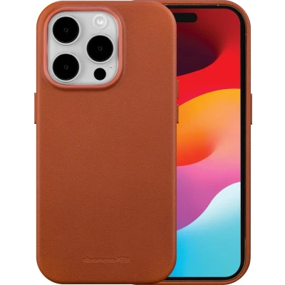 Afbeelding van Dbramante1928 Roskilde geschikt voor iPhone 15 Pro Mag Hoesje bruin