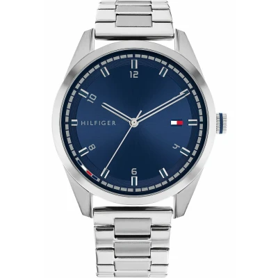 Afbeelding van Tommy Hilfiger Horloge, Heren, Maat: One Size, Silber
