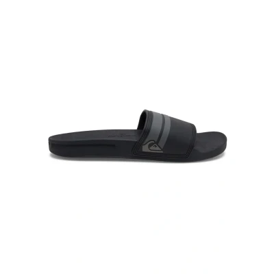 Afbeelding van Quiksilver RIVI Slide Badslippers, Heren, Maat: 42, black grey Kunststof