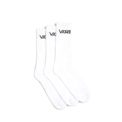 Afbeelding van Vans Classic CREW 3PACK Sokken, Heren, Maat: 38.5 42, White