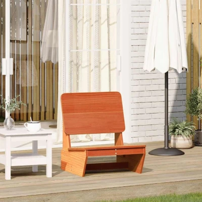 Afbeelding van vidaXL Tuinstoel 60x64x70,5 cm massief grenenhout wasbruin