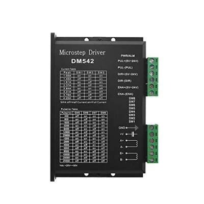 Afbeelding van Stappenmotor DM542 Digitale CNC Microstep Driver 2 fasen 20 50V DC Max 4,2A 42 57 86 voor Nema 17, 23 en 34 Stappenmotor, vervangt M542H