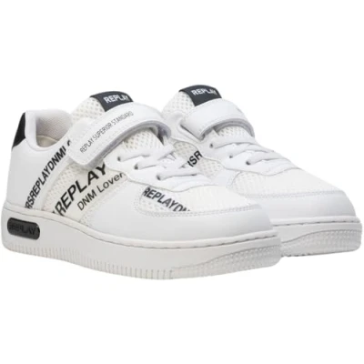 Afbeelding van Replay EPIC Sneakers laag voor kinderen, Maat: 37, Wit Kunststof/ textiel