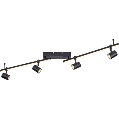 Afbeelding van Paul Neuhaus 6525 18 LED plafondlamp GU10 28 W Zwart