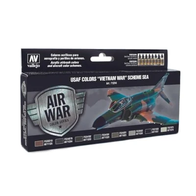 Afbeelding van Model Air USAF Colors &quot;Vietnam War&quot; Scheme Sea 8 kleuren 17ml 71204