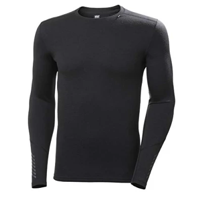 Afbeelding van Helly Hansen Lifa heren onderhemd merinowol middelgewicht zwart 2XL