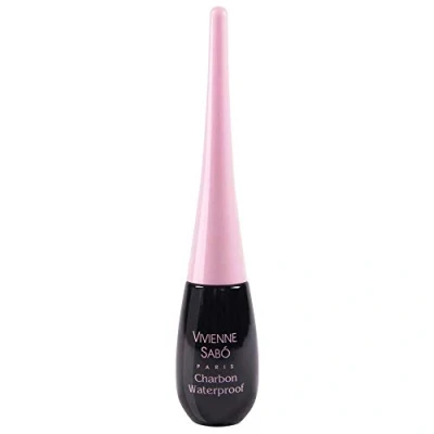 Afbeelding van Vivienne Sabo Waterproof vloeibare eyeliner houtskool, kleur: zwart