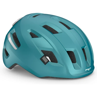 Afbeelding van MET E Mob MIPS Fietshelm Mannen &amp; Vrouwen Bike Volwassenen Maat L (58 61cm) NTA8776 Teal