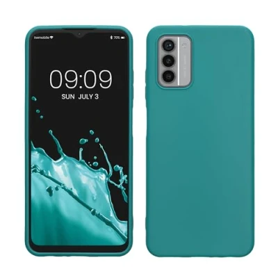 Afbeelding van kwmobile telefoonhoesje geschikt voor Nokia G42 5G Hoesje smartphone Back cover in mat petrol