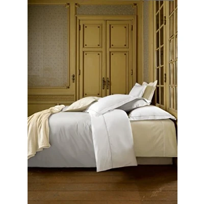 Afbeelding van De Witte Lietaer Dekbedovertrek Katoen Perkal Bumblebee Lits Jumeaux 240 x 220 cm Zilver