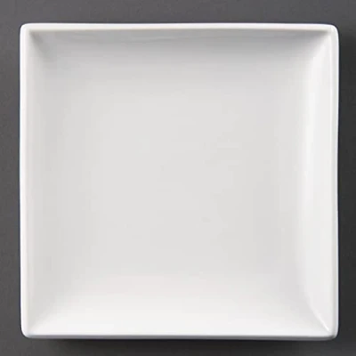 Afbeelding van Olympia Whiteware vierkante borden 24x24 cm 12 Stuks
