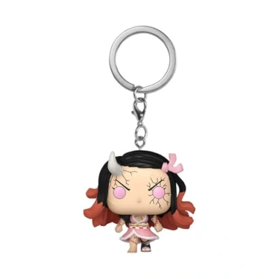 Afbeelding van Funko Pop! Sleutelhanger: DS Nezuko Kamado (Demon Form) Demon Slayer Vinyl minifiguur om te verzamelen fancy sleutelhanger kerstcadeau cadeau idee officiële producten