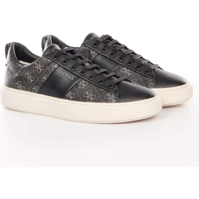 Afbeelding van Guess NEW VICE Sneakers laag, Heren, Maat: 45, Coal Leer en imitatieleer