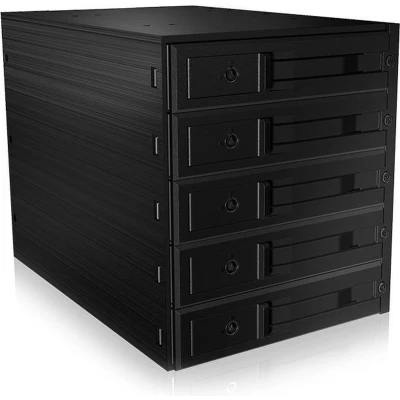 Afbeelding van ICY BOX IB 565SSK Zwart disk array
