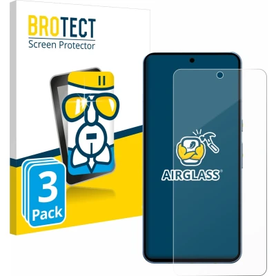 Afbeelding van BROTECT Screenprotector voor Google Pixel 8 Pro Folie Beschermfolie Beschermglas transparant (3 Stuks)